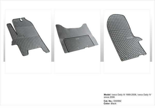 Covorase auto cauciuc IVECO DAILY 2000-2014