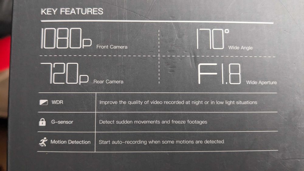 Camera auto DVR Dubla Apeman C420D, Full HD, 170 grade Parking guard