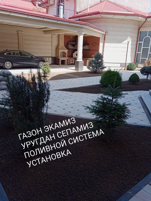 Газон экамиз уругдан сепамиз поливной система
