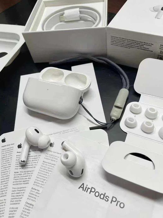 Casti wireless tip AirPods Pro 2, NOI, cutie completa