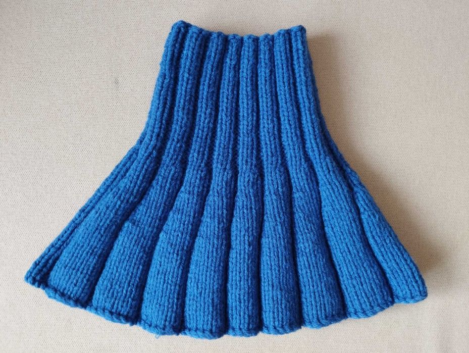 Теплая манишка, ручная работа