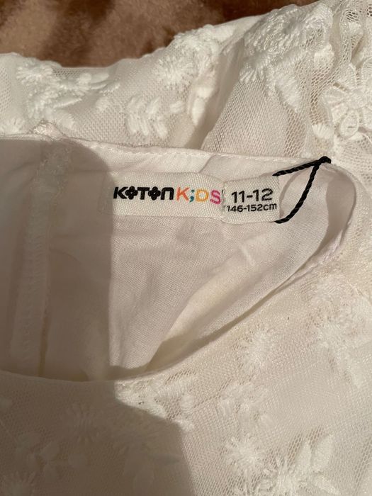 Платье для девочек на 11-12 лет белое