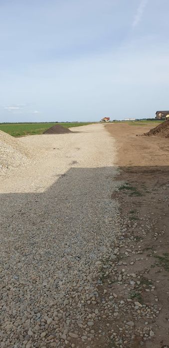 Transport  nisip pietris pt drum refuz de ciur  piatra concasata