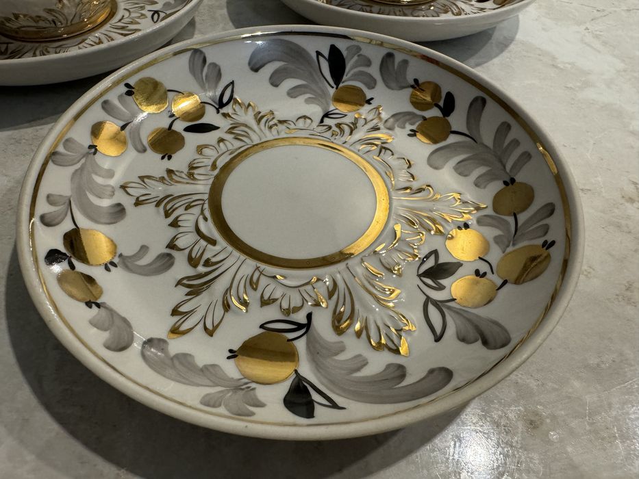 Чайные пары сервиза ДФЗ Вербилки СССР