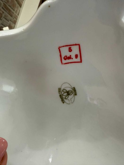 Suport din portelan lumanare pastila