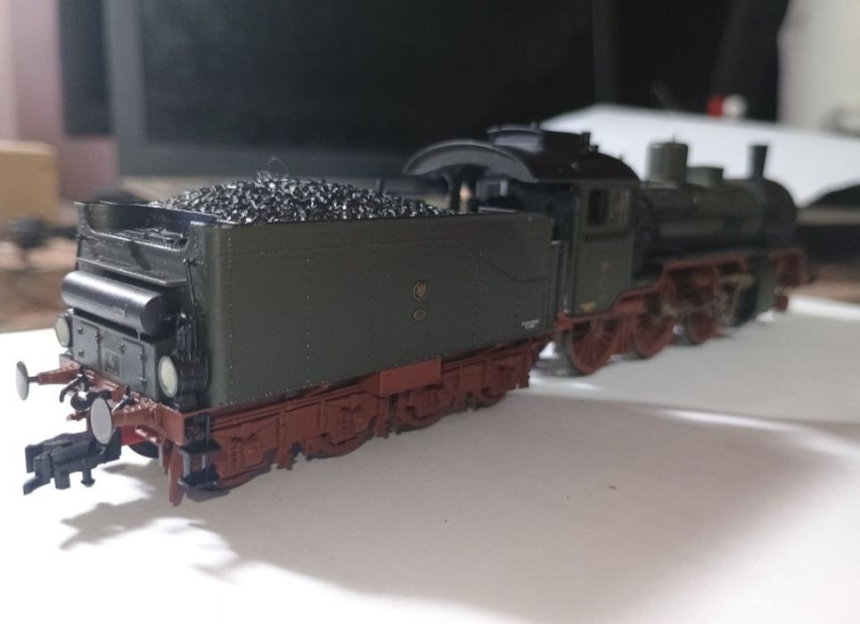 Locomotiva cu aburi P6 KPEV (BR37) Fleischmann / Roco, digitală, machetă trenuleț electric HO vagon