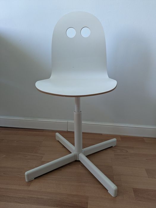 Детский стул IKEA ВАЛЬФРЕД белый