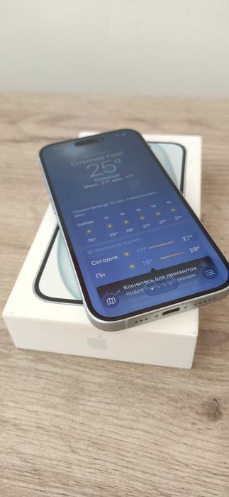 iPhone 15 128GB – Отлично състояние  86% батерията