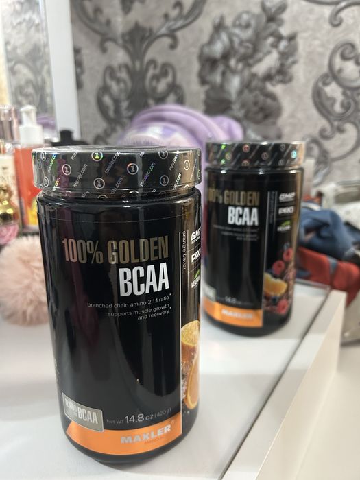 BCAA      Бұлшықет өсуі мен қалпына келуге көмектеседі
