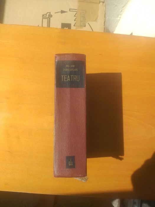 Vand cartea Teatru William Shakespeare editia de lux 1964