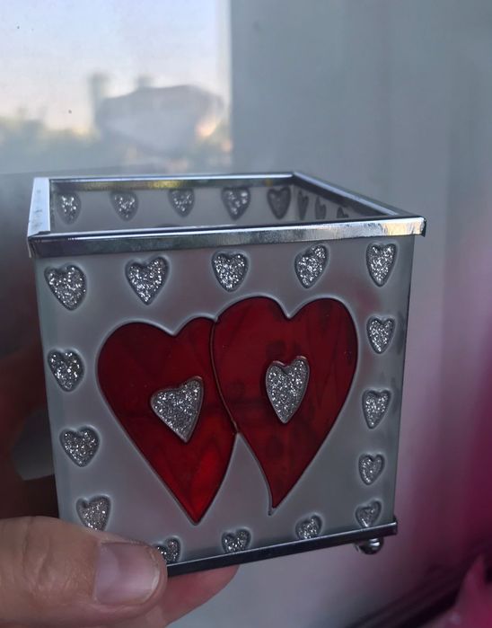 Стакан стеклянный для украшений