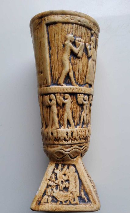 Vază din ceramică, Dimensiuni : 11 x 25,5 cm, Greutate 721 g