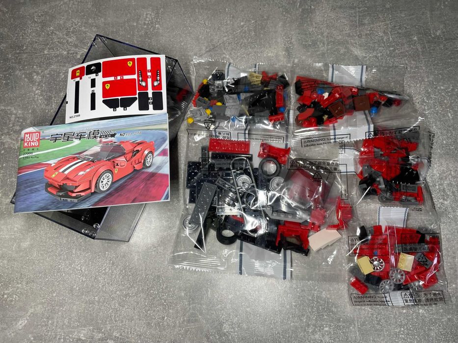 Set constructie, masini sport, jucarii tip lego, Mould King