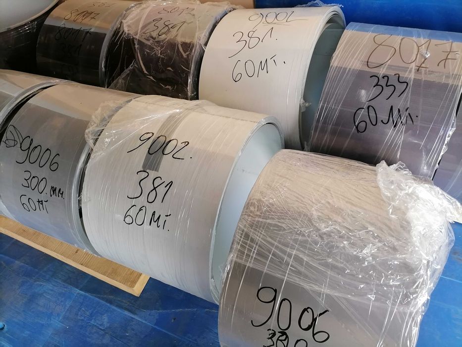 Щрипс  /ламарина с  PVC покритие лента за безшевни улуци