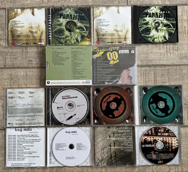 Lot 16 cd-uri muzica hip hop romaneasca