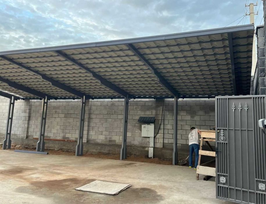 Делам навеси крыши