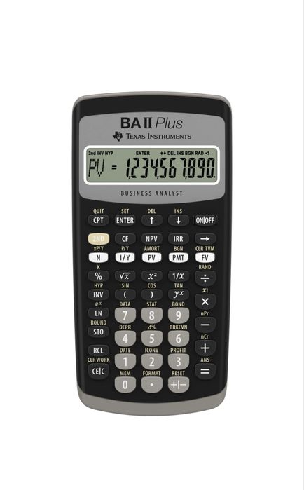 Калькулятор финансовый Texas Instruments Ba II plus