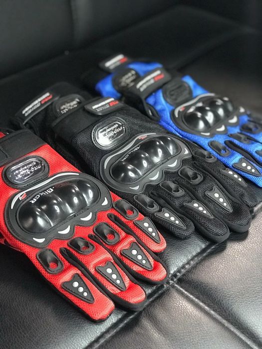 Новые, Текстильные Защитные Мото Перчатки "Pro Biker". Разные размеры!