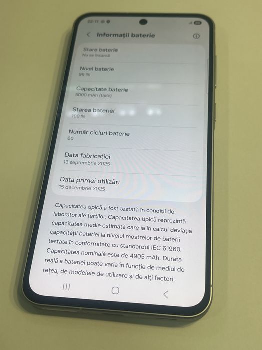 Samsung A56 / NOU / 100% Bateria / Garantie