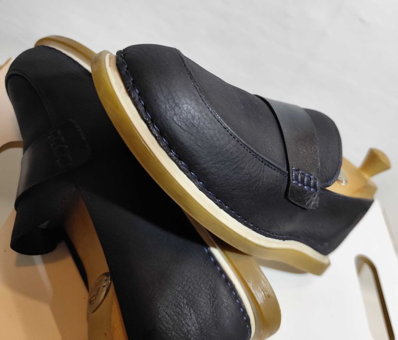 Pantofi loafer 38 38.5 slip on Camper Nixie piele naturala moale navy