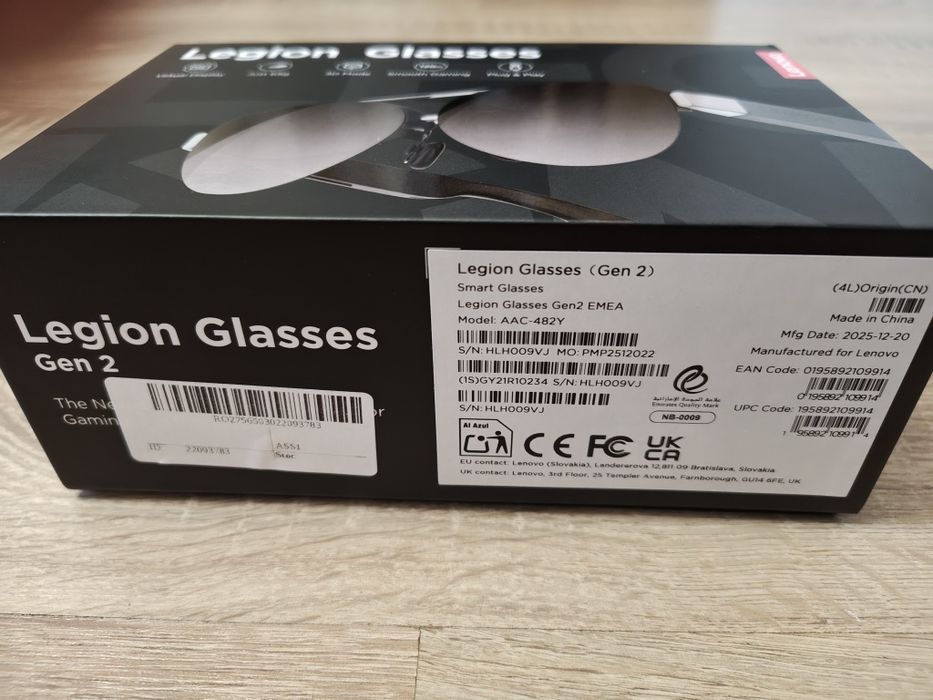 Ochelari Lenovo Legion Glasses Gen 2 – NOI, Garantie eMAG 2 Ani