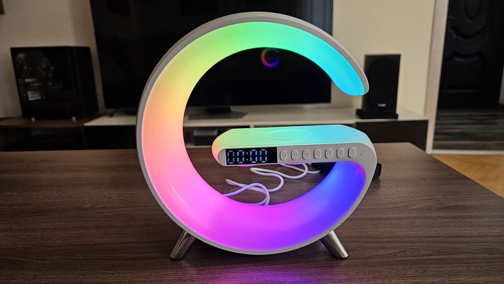 G shape блутуут колонка и wireless charger 15W
