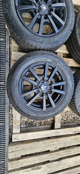 Jante cu anvelope Continental VanContactWinter 215/60 R17C 109/107 Ford Transit Custom 7jx17 5x160 ET.55 Senzori presiune