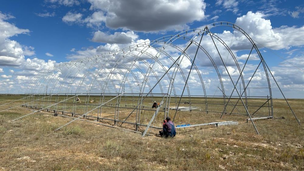 Строительство ангар, зернохранилищ, кошар