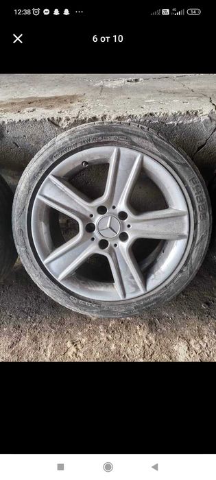 Джанти с гуми за мерцедес