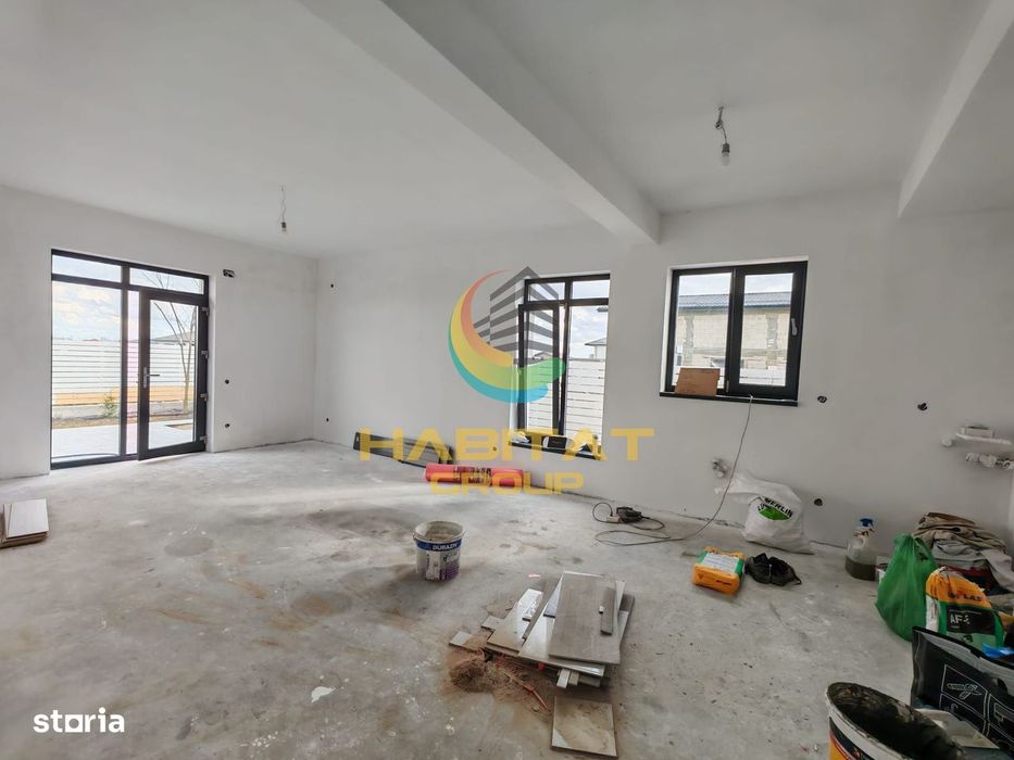 Casă modernă pe parter, construcție nouă 2025 – 4 camere, curte propri