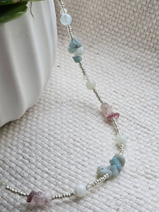 Lantisor handmade, pietre semipretioase