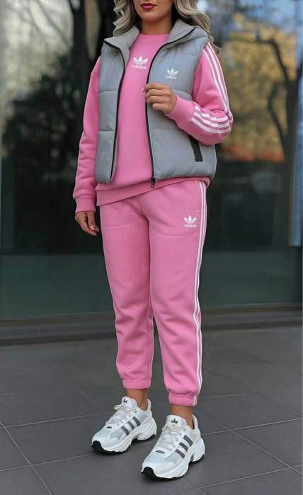 Ватирани дамски комплекти от 3 части