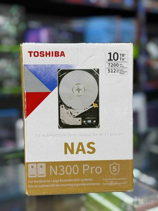 Toshiba N300 Pro 10TB 3.5" NAS Hard Drive