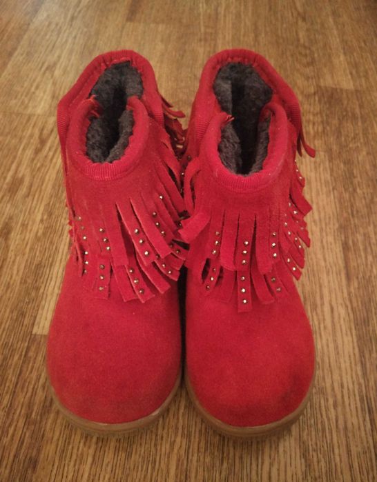 Сапоги замшевые зима