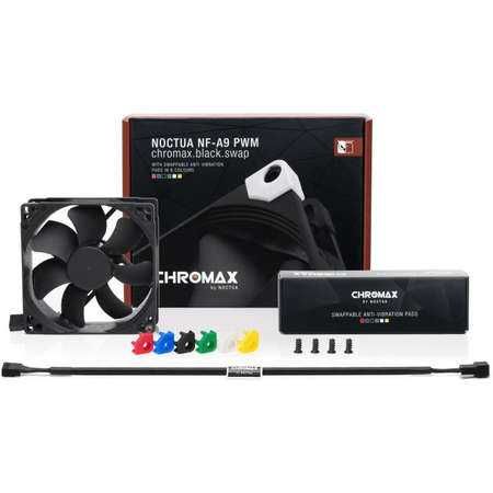 Ventilator PC Noctua NF-A9 PWM Chromax Black Swap