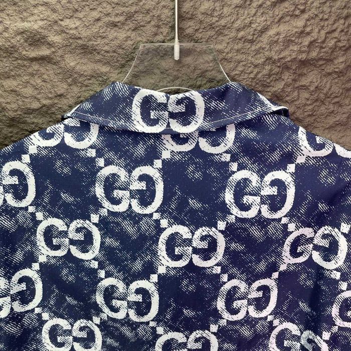 Gucci All-over Logo Trio cu mână scurtă Material de înaltă calitate