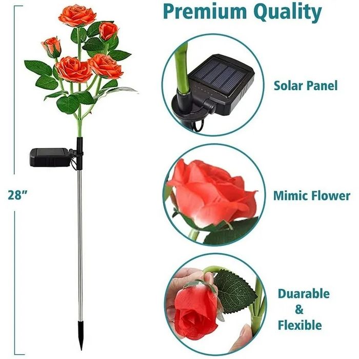Роза на солнечных батареях