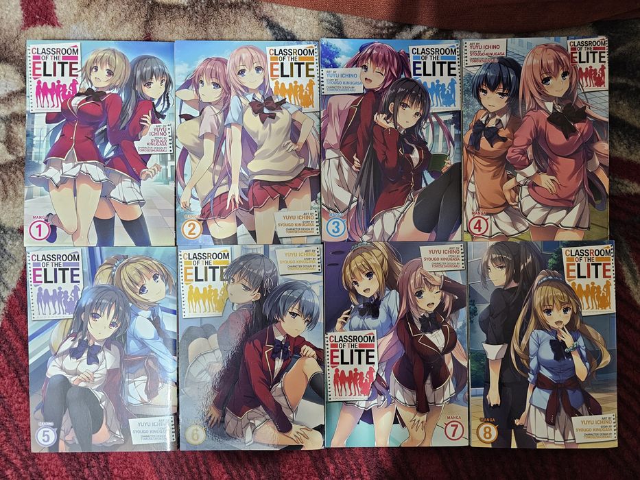 Classroom of the elite manga vol 1-8