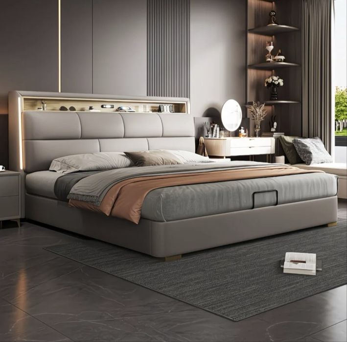 LUXORY КРОВАТЬ с Подсветкой и хранением