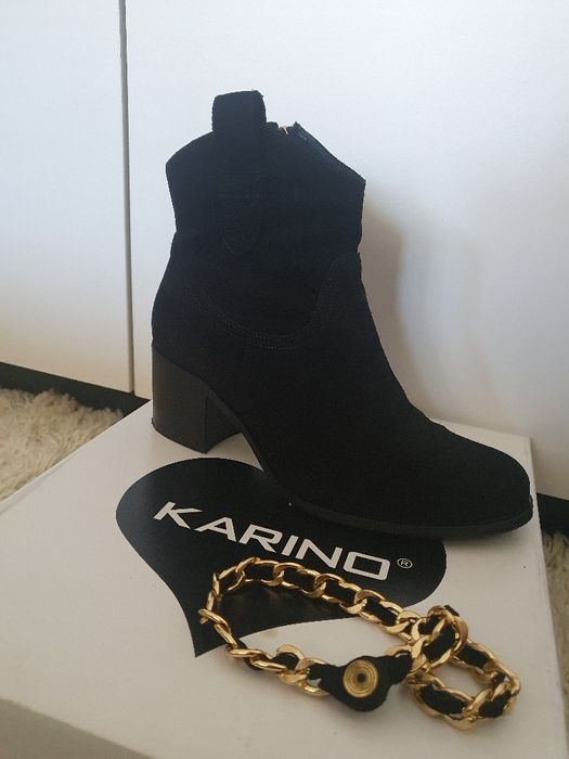 Botine piele marca Karino