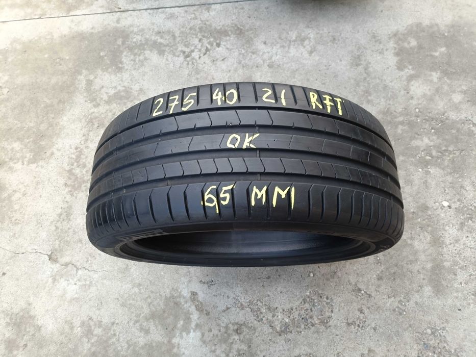 O anvelopa de vara 275 40 21 pirelli p zero pz4 run flat profil 6,5 mm