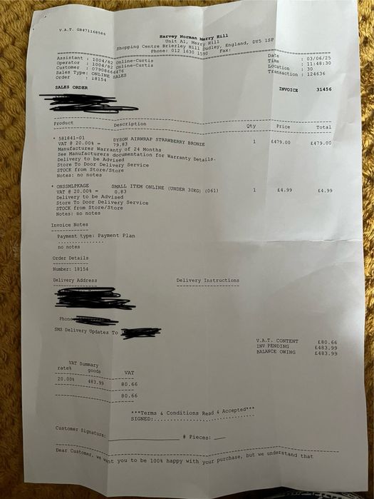 Dyson airwrap strawberry bronze original