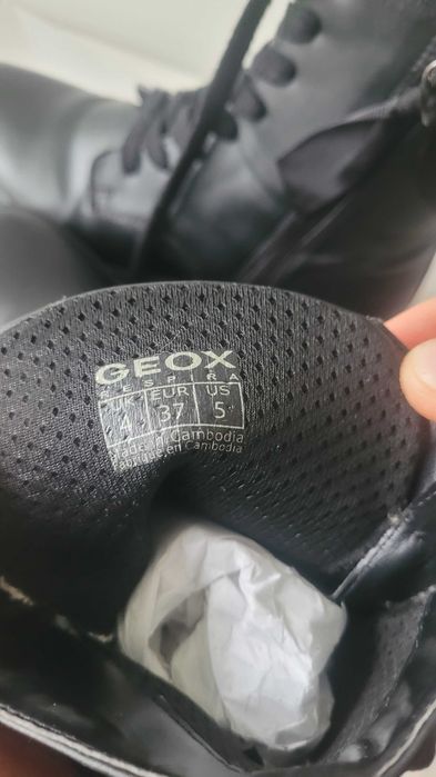 Детски боти естесвена кожа Geox