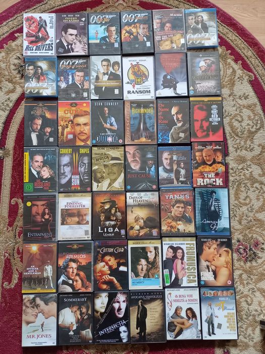 SEAN CONNERY,RICHARD GERE,Kevin COSTNER,dvd filme colecție oscar roman