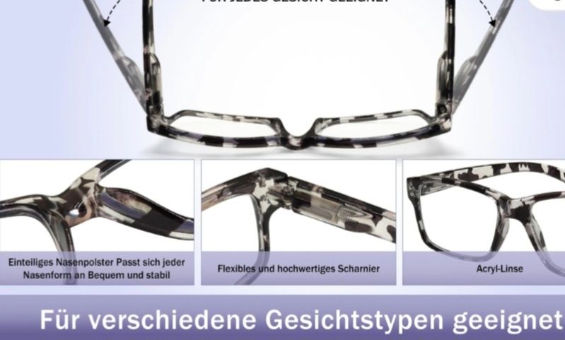 Ochelari pentru citit cu flex, dioptrii 0,5