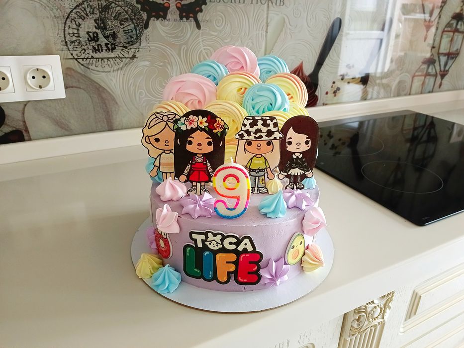 Торты с  пищевой печатью.