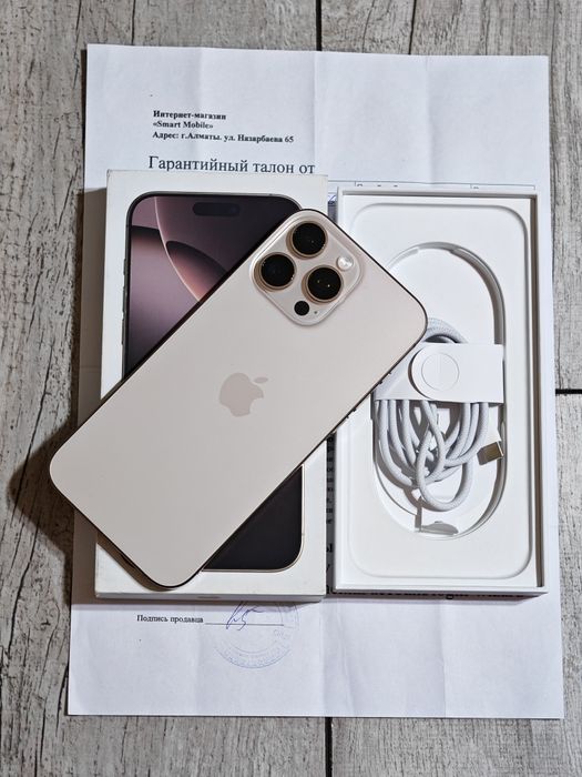 iPhone 16 Pro 256 gb ёмкость 100