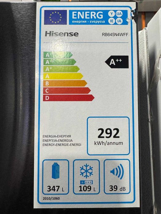 Холодильник Hisense RB645N4WFF 456 л Inverter No Frost
