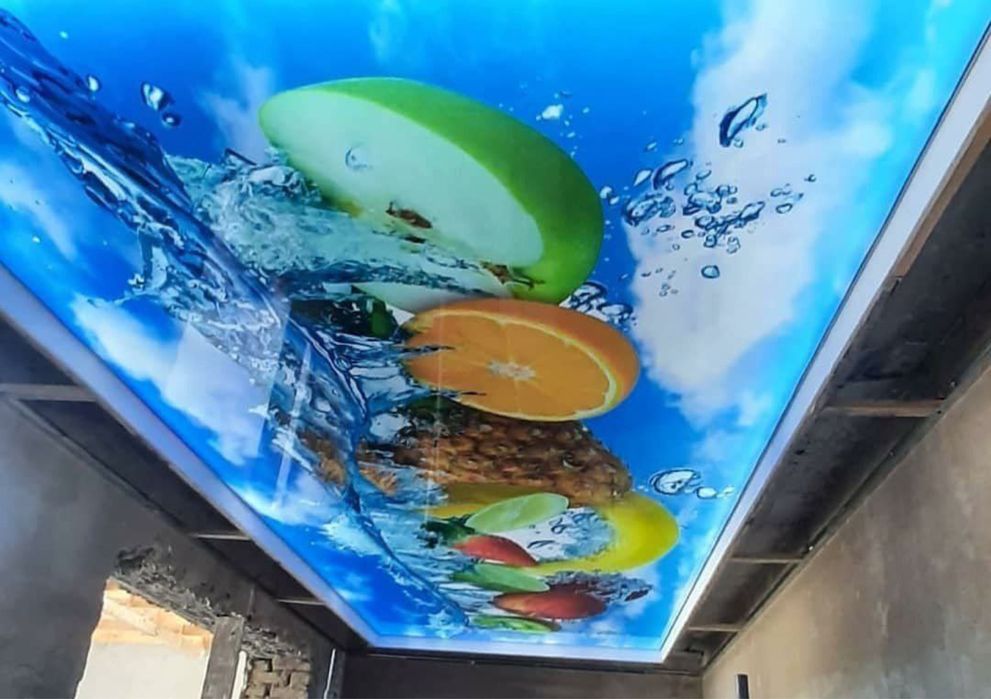 Natijniye potolki 15yil garantiya