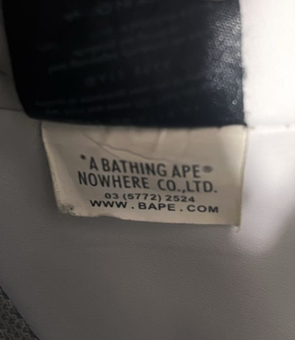 Vand Bape Sta Patent Leather White Grey (2023)